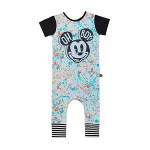 Rags to ratches boys romper Mickey Mouse size 5/6T